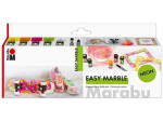 Easy Marble Neon marmuriniai dažai, 4 x 15 ml