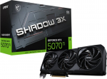 Vaizdo plok&scaron;tė Graphics Card MSI GeForce RTX 5070 Ti 16G SHADOW 3X OC NVIDIA 16 GB GDDR7 BULK
