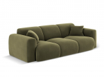 Trivietė sofa Micadoni Nolio, Light Green