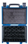 Smūginiai 1/2" 12-kampiai antgaliai 8-36mm, King Tony, 27 vnt.