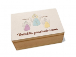 Medinė krik&scaron;tadėžė su spauda 35x24 cm Krik&scaron;to prisiminimai 1 vnt, įvairių spalvų