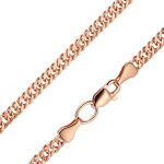 Auksinė grandinėlė moterims "Double Curb" Brasco 62544, 50