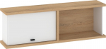 Cross CRO-24 pakabinama spintelė S &ndash; ąžuolas Cremona / balta, 120&times;39&times;25 cm