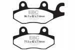Ebc Fa165r stabdžių kaladėlės (1 diskui) - Off-road