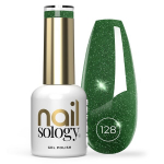 Hibridinis nagų lakas Clavier Nailsology 128 Green Twilight blizgučių &bdquo;flash&ldquo; efektas 8 ml