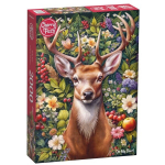 Dėlionė CherryPazzi &bdquo;Oh My Deer&ldquo; 2000 detalių spalvingas gyvūno meno kūrinys