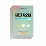 Aknės pleistrai Breakout+Aid Cute Dots 48 vnt. Su salicilo rūg&scaron;timi, riebalų kontrolei