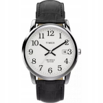 Timex Easy Reader moteri&scaron;kas kvarcinis laikrodis su odiniu dirželiu