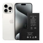 Akumuliatorius telefonui Baterija iPhone 15 Pro Max be klaidų prane&scaron;imo, 4422 mAh, OEM kokybės, 100% nauja