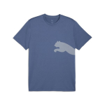 PUMA treniruočių mar&scaron;kinėliai vyrams PUMA M TAD BIG LOGO Tee Dark Indigo - 52672180, mėlyni
