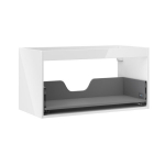 Praustuvo spintelės korpusas Mexen Box-A, 90 cm, 1 stalčius, White glossy