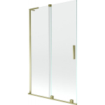 Vonios sienelė Mexen Velar L, 110 x 150 cm, Gold/Transparent