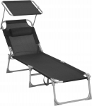 Songmics gultas su atrama ir skėčiu, 53x193x29,5cm, 150kg
