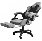 Žaidimų kėdė žaidimų kėdė Infini ThrustX Black/Light Gray 128x65cm
