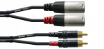 Cordial Cfu 3 Mc garso kabelis Rca į Xlr, 3m