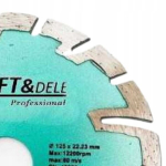 Deimantinis pjovimo diskas 125x22,2 mm Kraft&dele Kd928