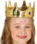 Auksinė karūna karaliui, karalienei, princesei &ndash; vaikams