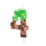 Torto žvakutė "pikseliai" 4 &ndash; "minecraft" tema