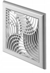 Awenta Exclusive Tx5 ventiliacijos grotelės 15x15 cm, fi100 mm, baltos