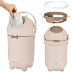 Sauskelnių konteineris Lionelo Purebin Beige Sand