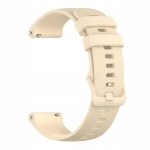&bdquo;BestAccessories" silikoninis laikrodžio dirželis 20 mm, smėlio spalvos
