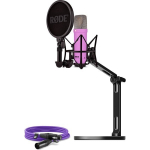 Rode Microphones NT1 Signature +XLR-cable+Desktop Studio Arm , microphone - purple, Bundle