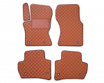 Kilimėliai QuiltyMats Jaguar F-PACE 2016-2025 (5 vnt.), Ruda-Ruda /55-14