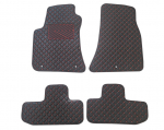 Kilimėliai QuiltyMats Dodge Challenger 2008-2023 (4 vnt.), Juoda-Raudona /16-14