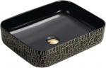Praustuvas Mexen Lorita, 51 cm, Black/Gold