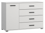 Komoda ADRK Furniture Frazio, balta