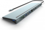 USB C dokinimo stotis PWAYTEK 12 viename, su dviem 4K HDMI, VGA ir Ethernet