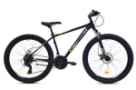 Kalnų dviratis Capriolo Oxygen 21D, 26", juodas/geltonas