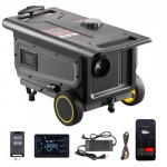 Portatyvus dyzelinis oro &scaron;ildytuvas 8kW su Bluetooth valdymu ir ratukais (566 x 400 x 321 mm)
