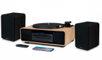 Patefonas su Bluetooth garsiakalbiais, FM radiju, atkuria CD/MP3 Thomson MIC300TT/600DUO