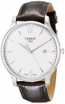 Tissot moteri&scaron;kas laikrodis T-Classic T-Tradition T063.610.16.037.00, ruda/sidabrinė spalva