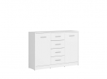 Komoda BRW Nepo Plus KOM2D4S, balta