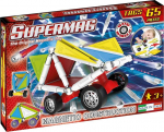 Magnetinis konstruktorius Supermag Primary Tags Wheels 0182, 65 d.