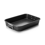 Keptuvė orkaitei 40 x 28 x 6,8 cm su metalinėmis rankenomis