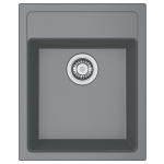 Akmens masės plautuvė Franke Milan, MIG 651-E, Urban Grey, rankinis ventilis