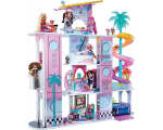 Lėlių namas MGA L.O.L. Surprise OMG - LOL House Wood Doll House Didelis medinis lėlių namelis, 100x25x70 cm