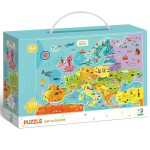 Dėlionė Dodo Europos žemėlapis, 100 d., 300124