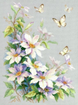 Siuvinėjimo rinkinys Magic Needle "Clematis" 100-062