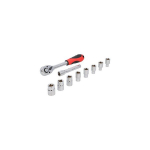 Galvučių rinkinys 1/2" su terk&scaron;le Faster Tools