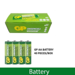 R6 GP Battery Greencell 1.5V AA MN1500 S4 40vnt.
