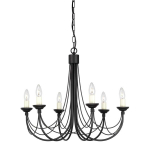 Pakabinamas &scaron;viestuvas Elstead Lighting Carisbrooke CB6-BLACK
