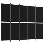 Kambario pertvara 250x200cm, juoda