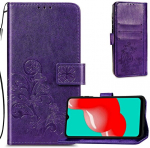 Reach Flower Book skirtas Samsung A146 A14 5G, violetinis