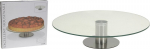 Tortų stovas Excellent Houseware 30 cm Kar&scaron;čiui atsparus stiklas Skaidrus
