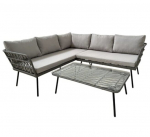 2-ių dalių lauko baldų komplektas Garden Line Cocheta, pilkas/smėlio spalvos