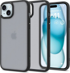 Dėklas Spigen Ultra Hybrid, frost black, iPhone 15
